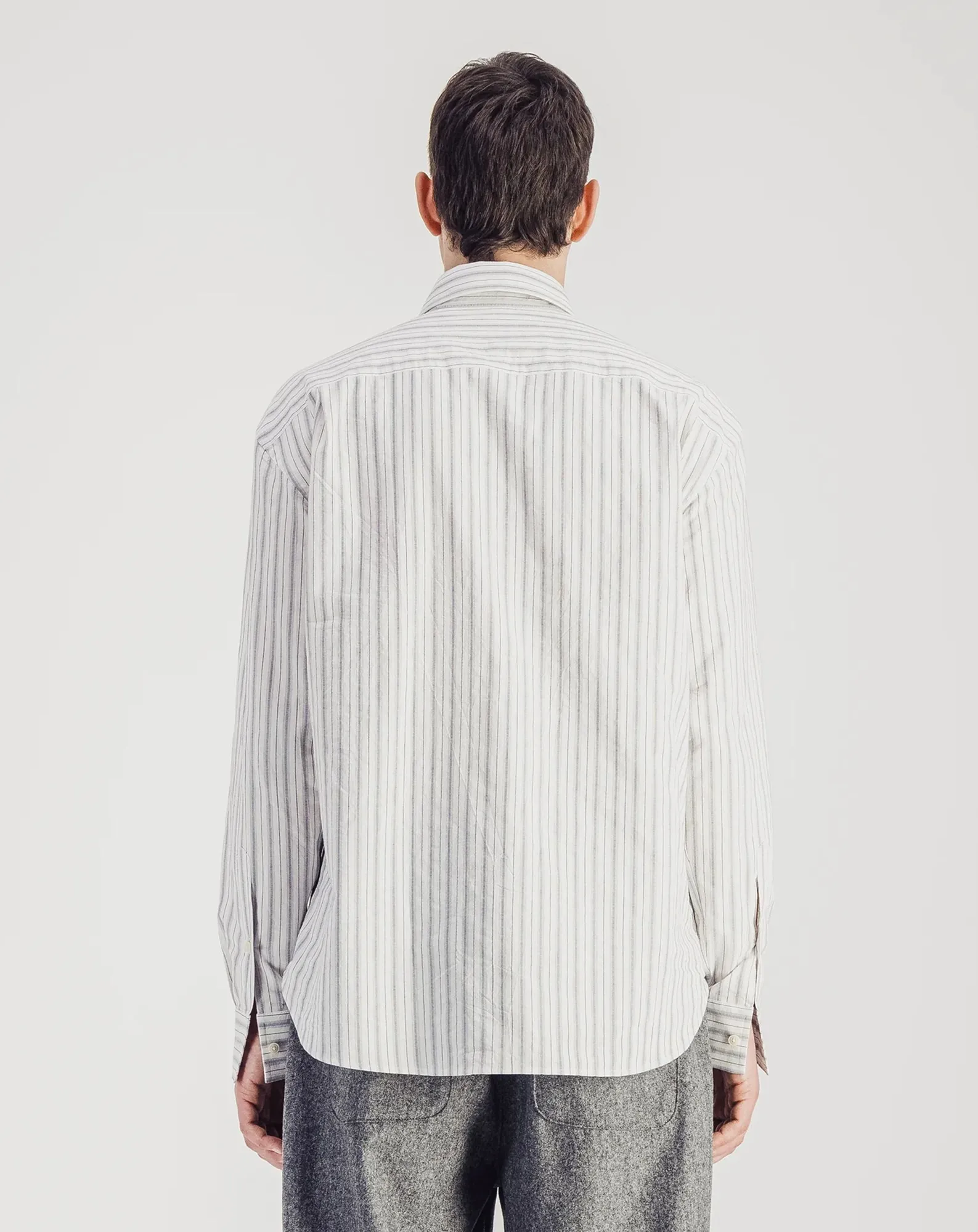 Chemise Daily Rayée en Popeline de Coton - Image 3